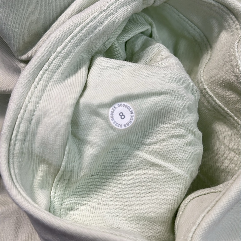 Lululemon French Terry Sleeveless Hoodie Kohlrabi Green - Picture 3 of 6